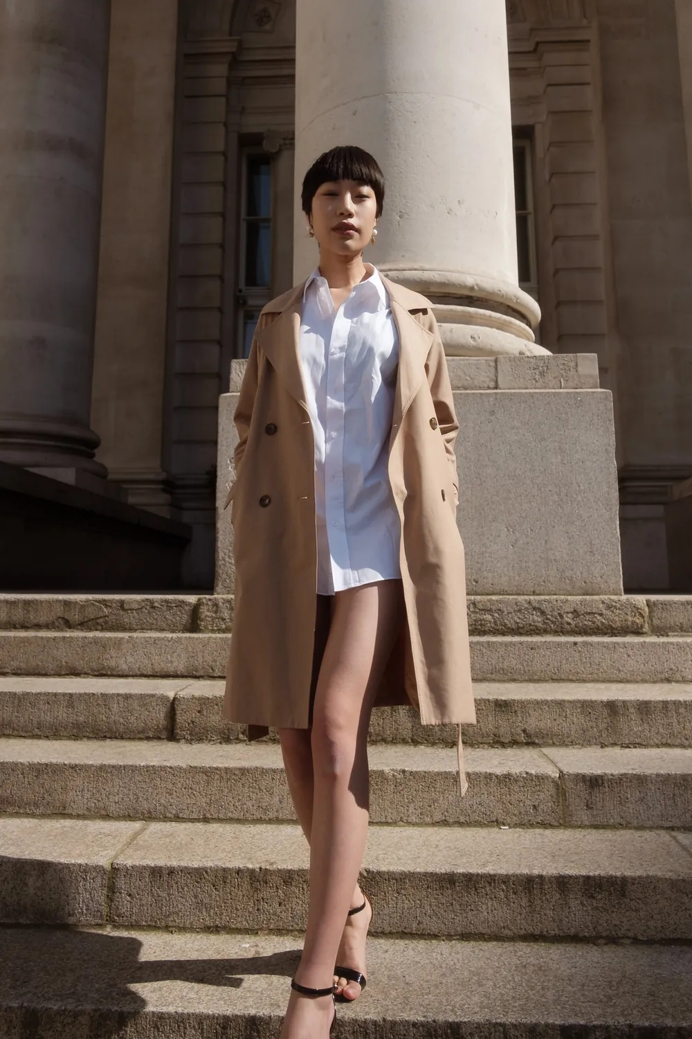 King's Row, editorial outfit look for a London portfolio session