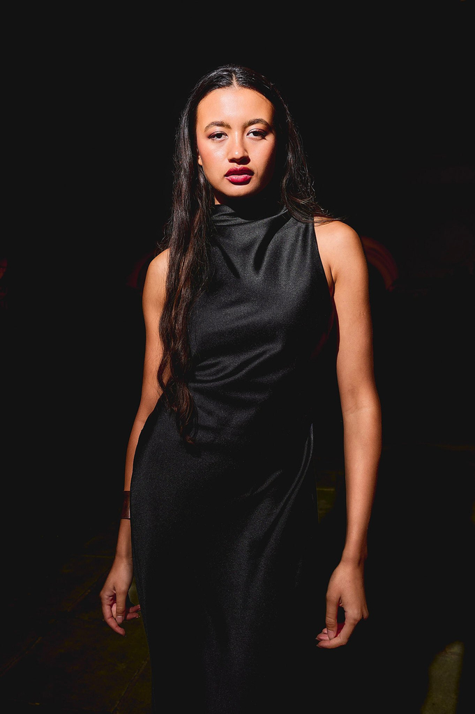 Walking forward directly towards the camera